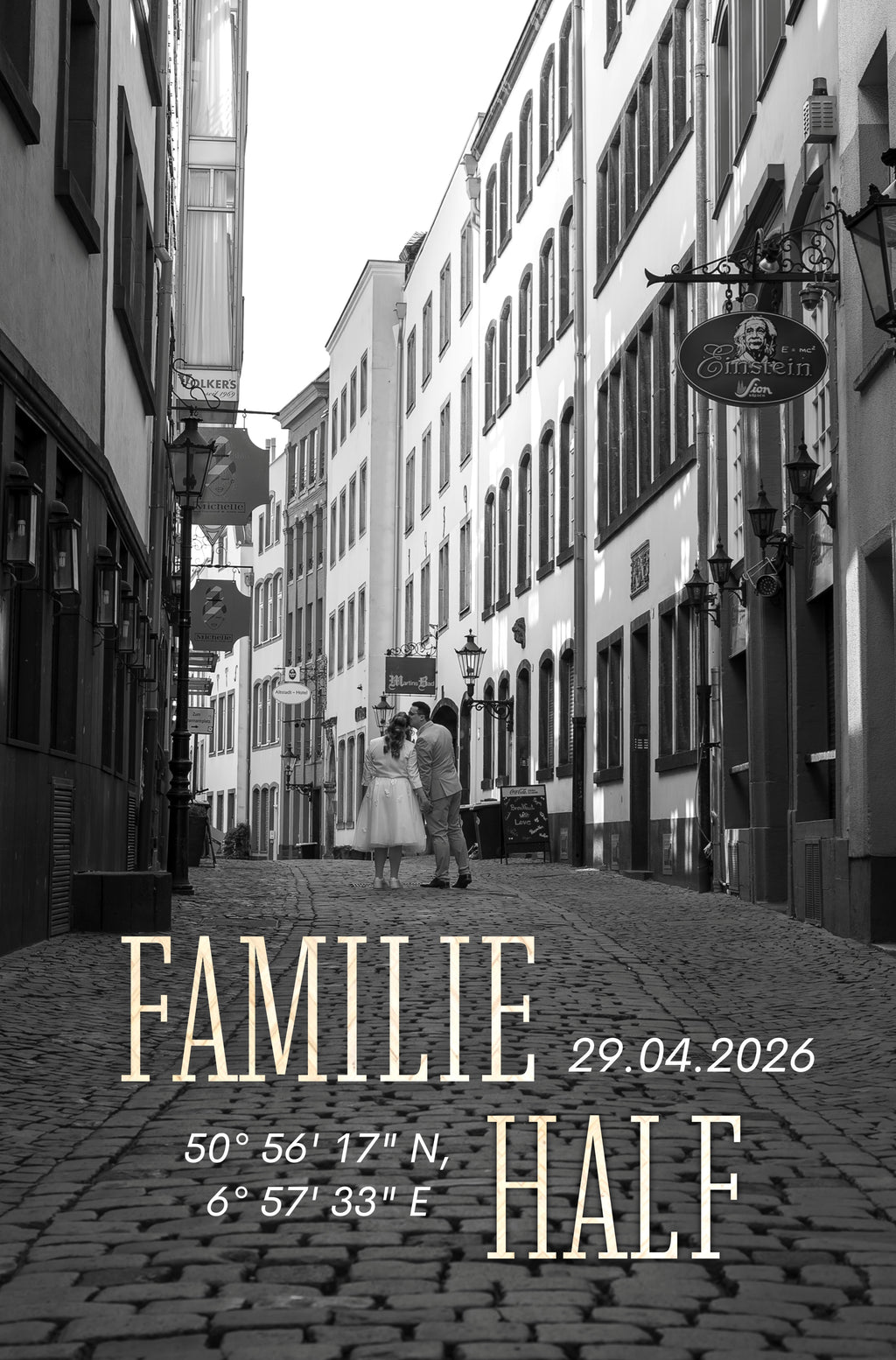 Personalisierbares Wedding/Love Poster RUSTIC Digital
